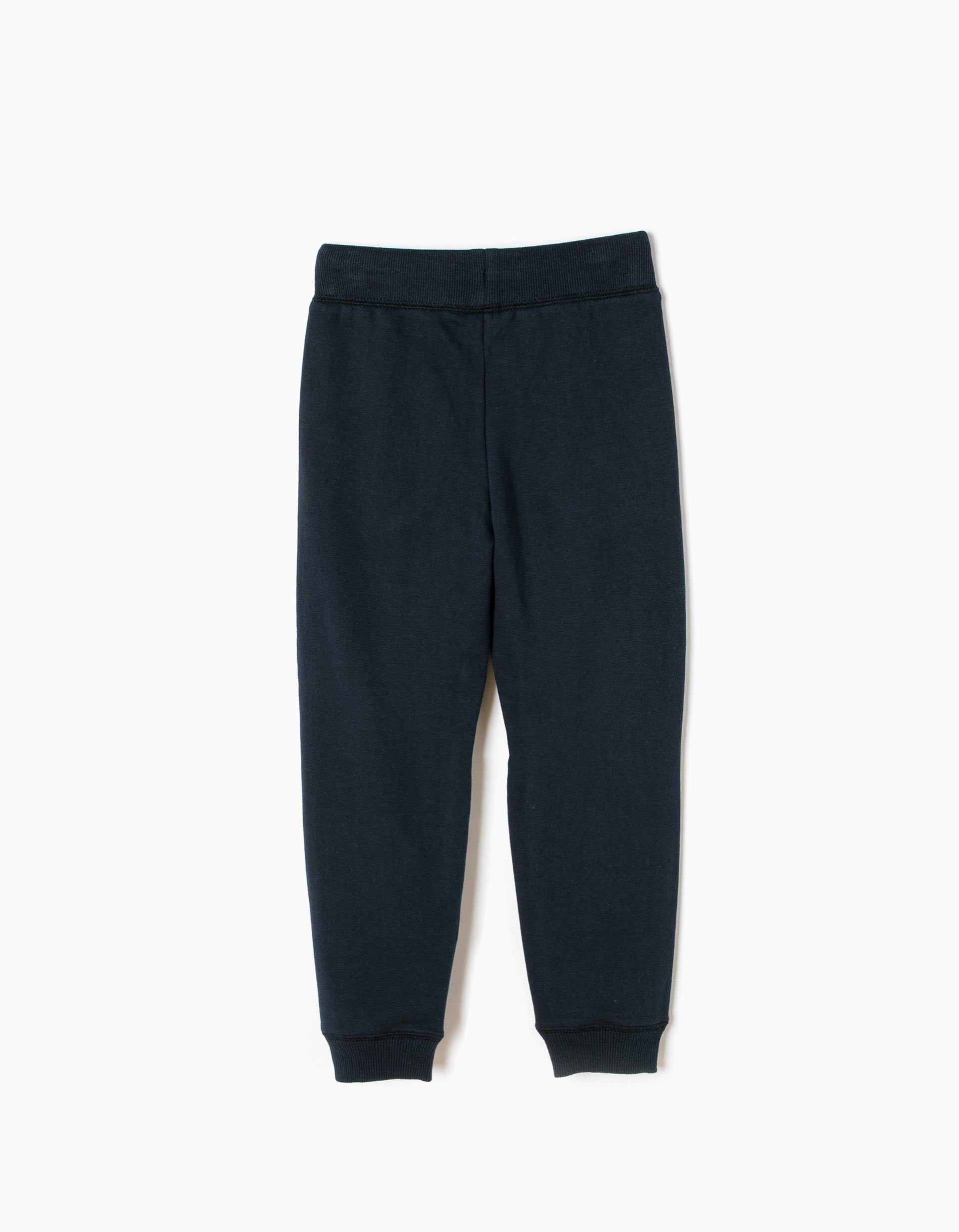 Pantalón Jogger de Algodón para Niño, Azul Oscuro