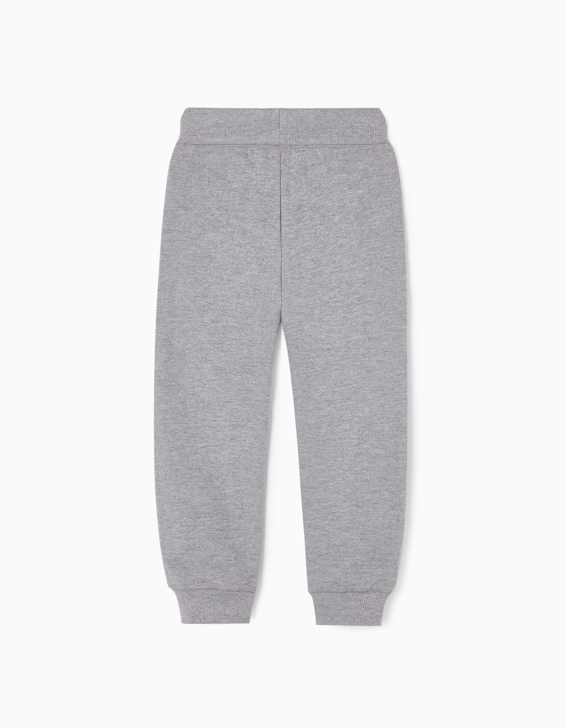 Cotton Joggers for Boys, Grey – ZIPPY - Main Image