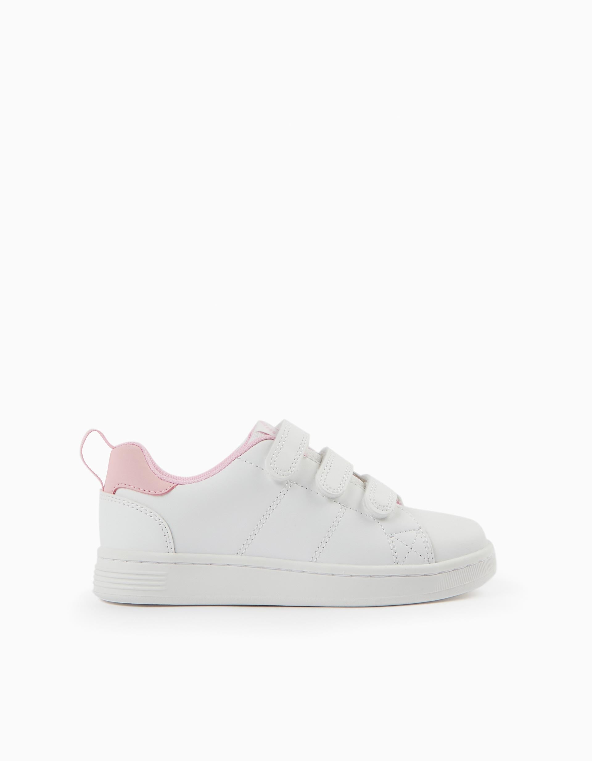 Baskets Fille 'ZY 1996', Blanc/Rose