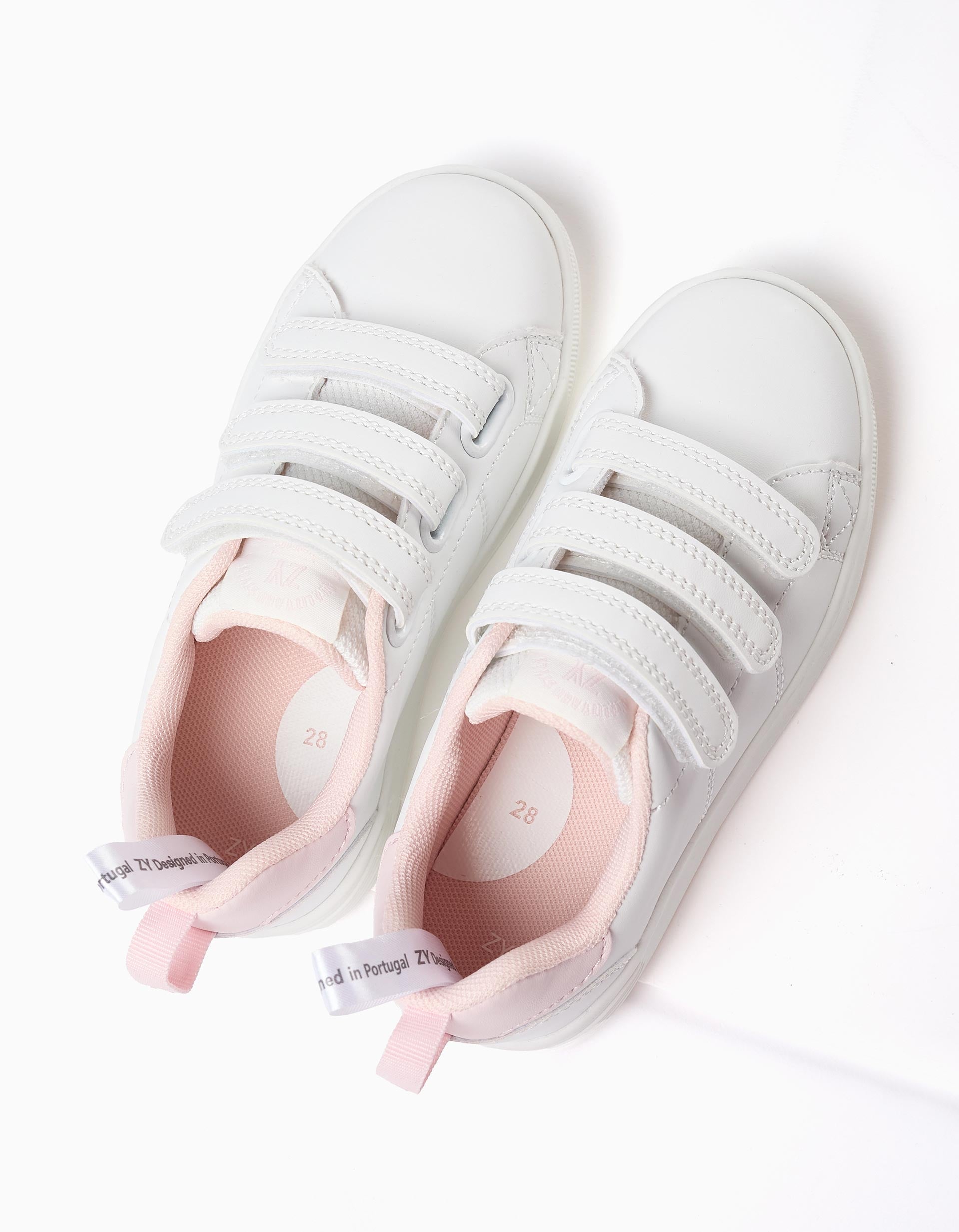 Zapatillas para Niña 'ZY 1996', Blanco/Rosa