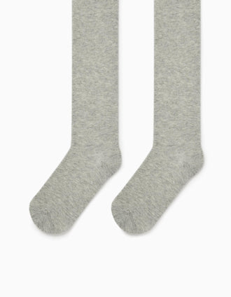 Cotton Tights for Children, Grey