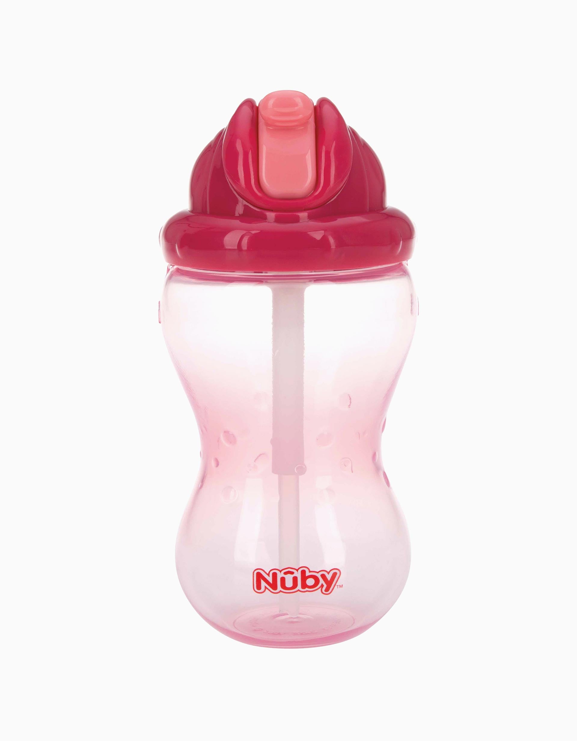 Tasse D'Apprentissage avec Paille 360Ml 12M+ Nuby Pink