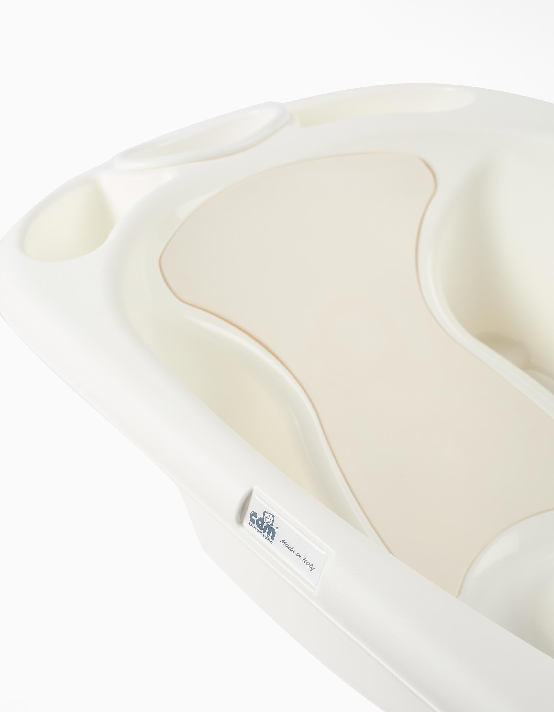 Non-slip Bathtub Baby Bagno Cam, White