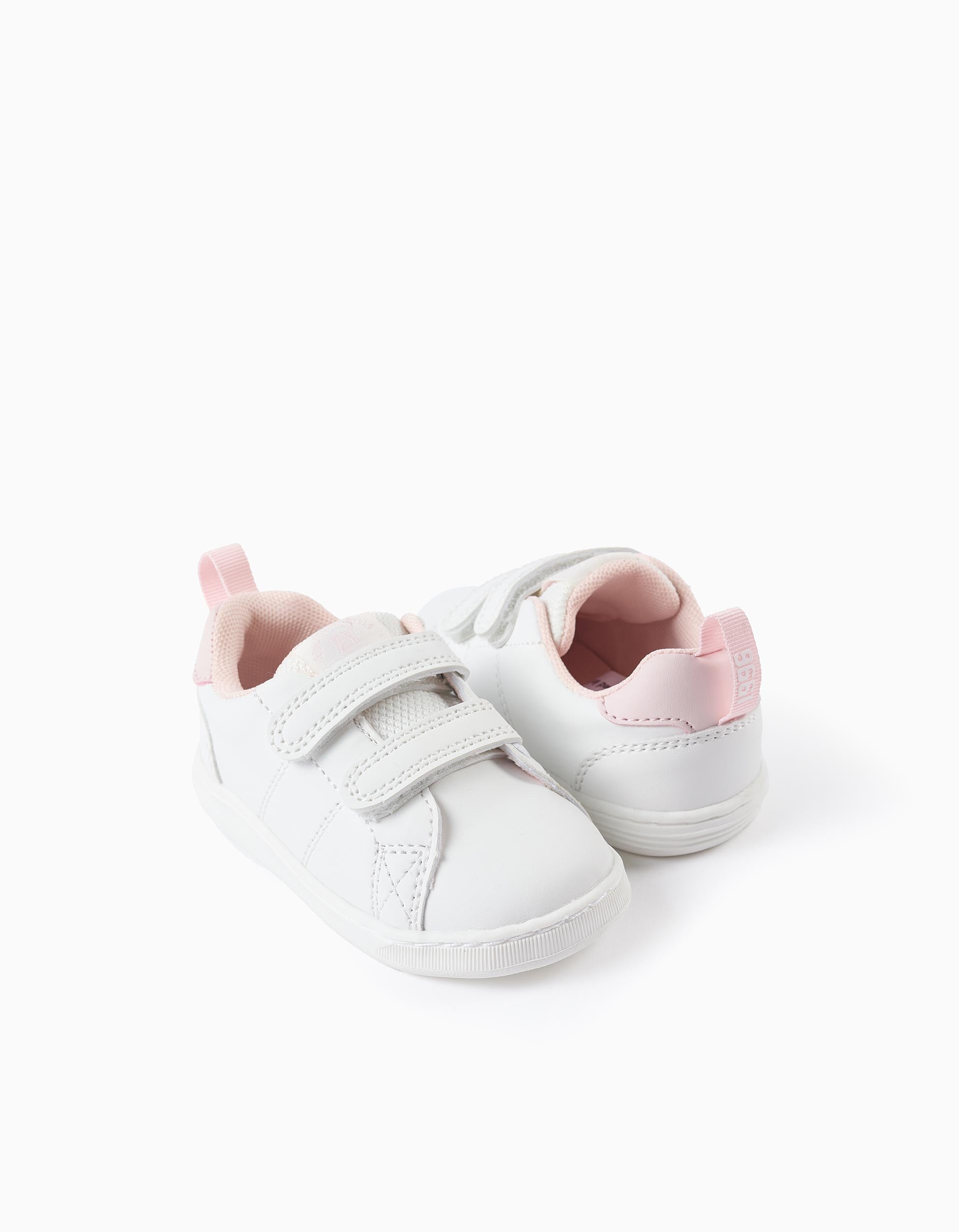 Baskets Bébé Fille 'ZY 1996', Blanc/Rose