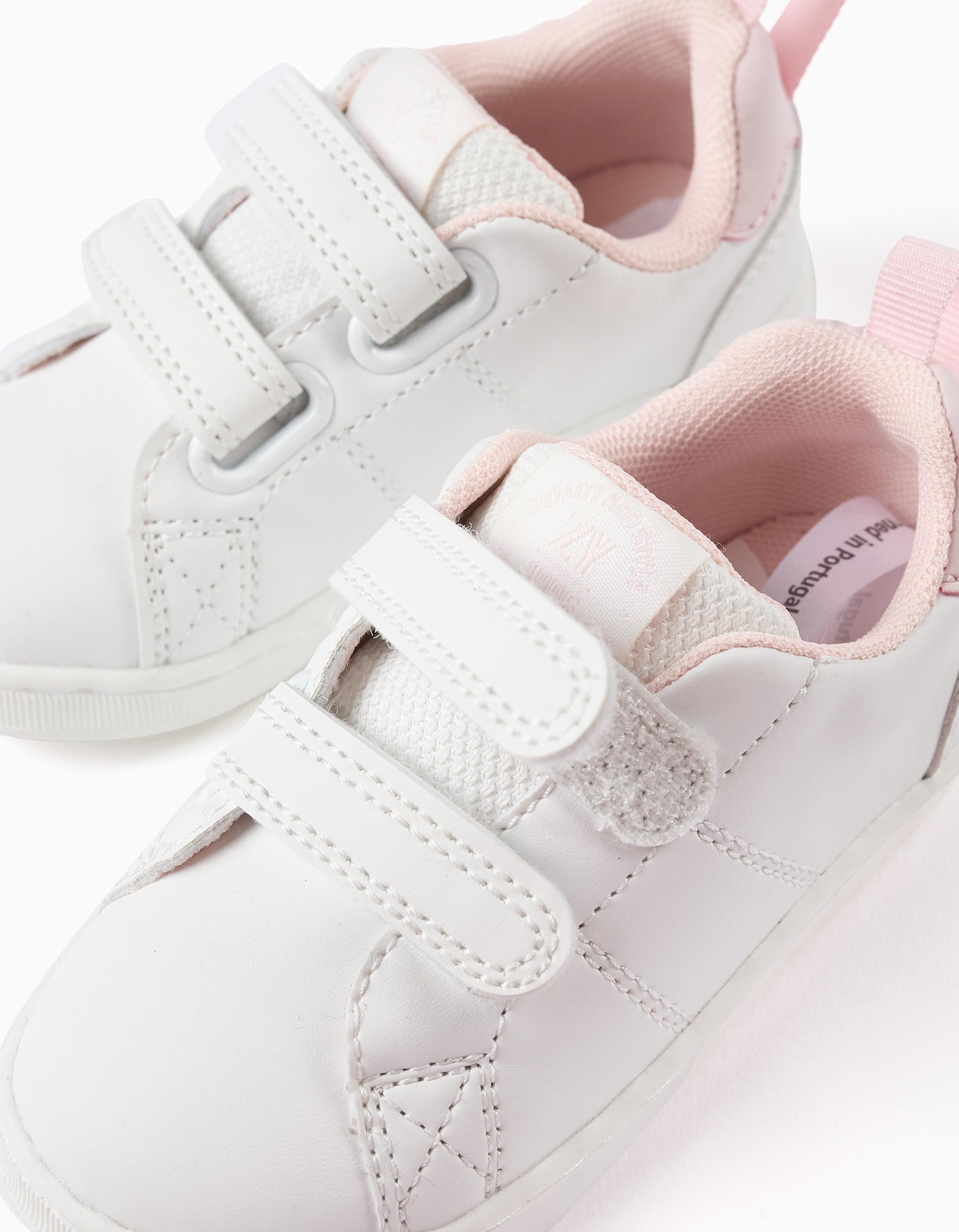 Baby girl white trainers on sale