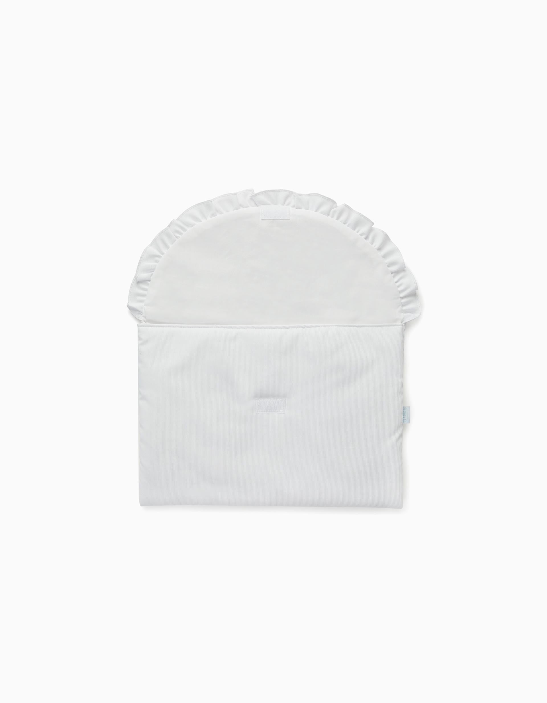 Saco Para A 1ª Roupa Pure White Zy Baby White 26X36 Cm