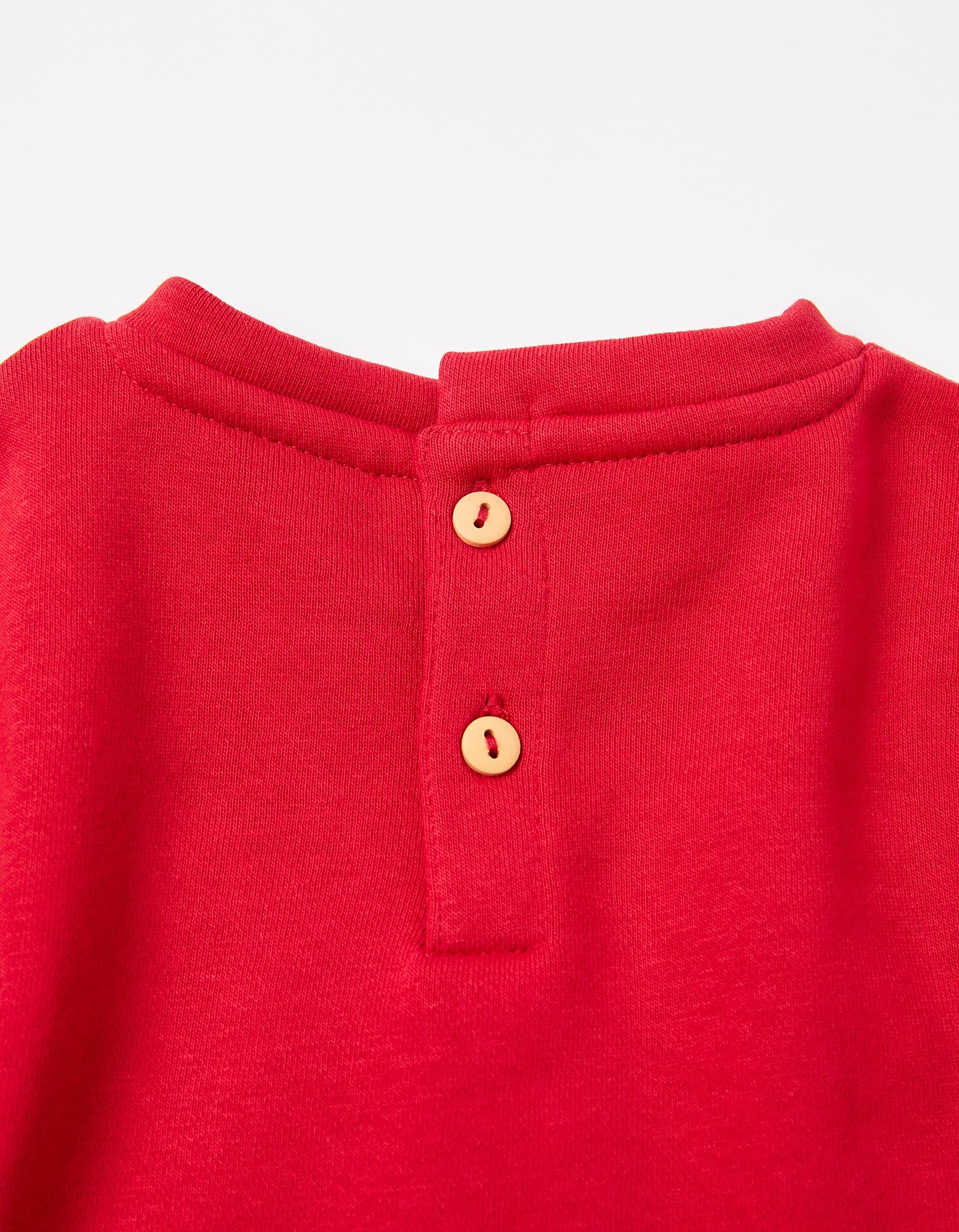 Sudadera de Algodón con Pompón y Lentejuelas para Niña, Rojo