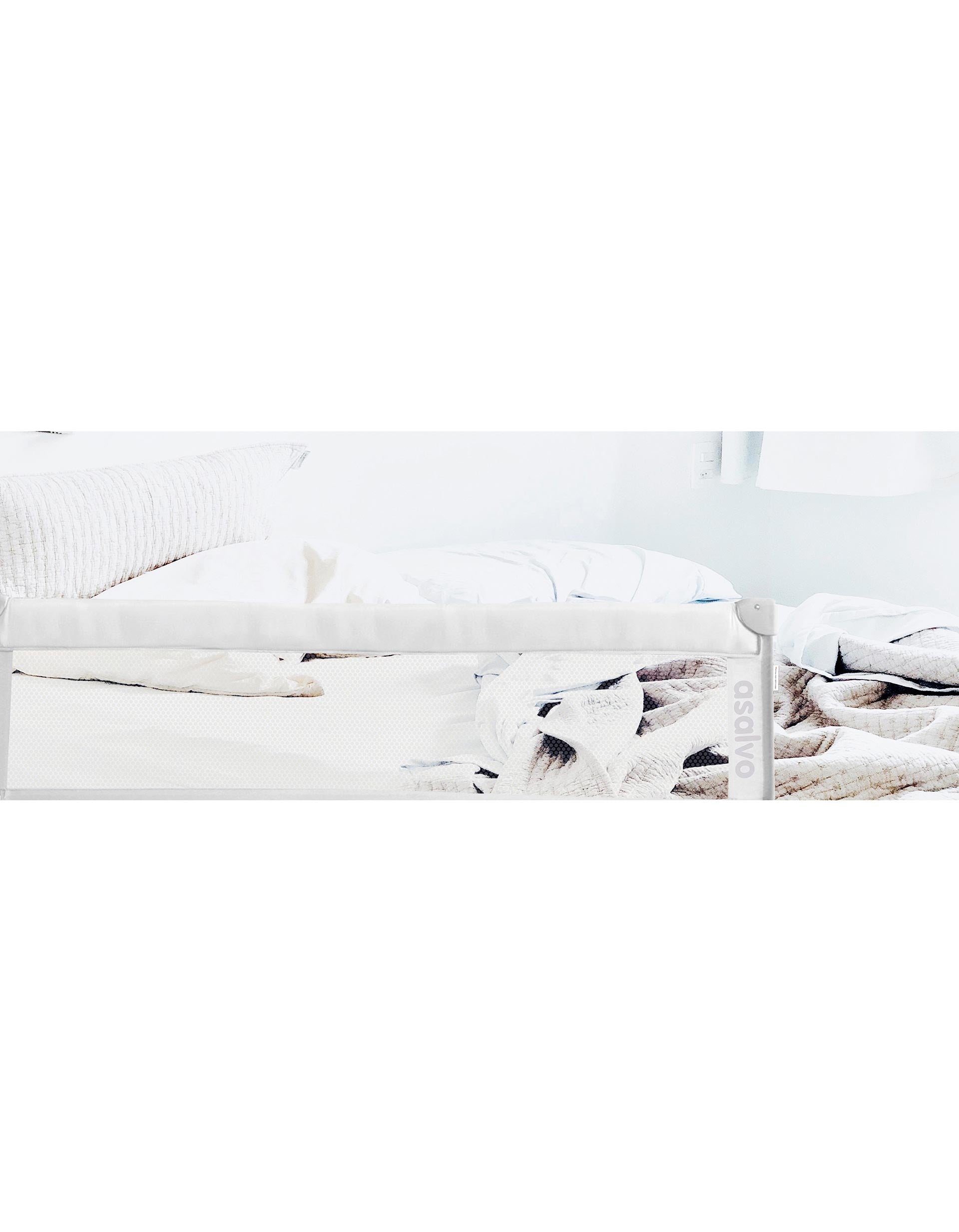 Barreira De Cama Asalvo Branco 150 Cm