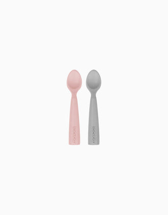 Cuillère Silicone Minikoioi Woody Pink 6M+