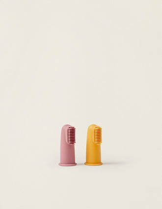 2 Brosses à Dents avec Étui Nattou Pink/Yellow