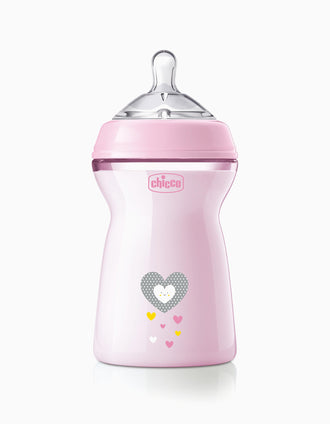 Biberon 330Ml NaturalFeeling Pink 6M+ Chicco