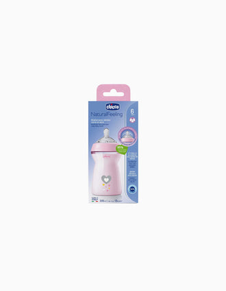 Biberão 330Ml NaturalFeeling Pink 6M+ Chicco