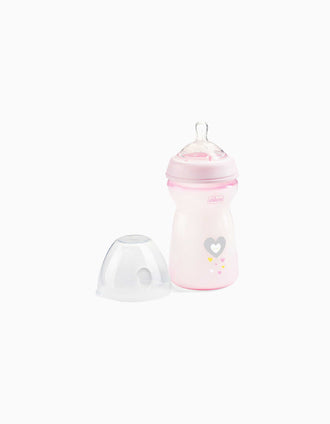 Biberão 330Ml NaturalFeeling Pink 6M+ Chicco