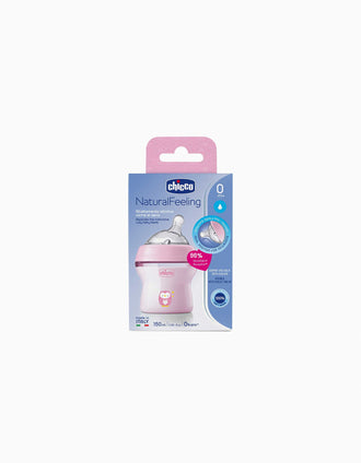 Biberão 150Ml NaturalFeeling Pink 0M+ Chicco