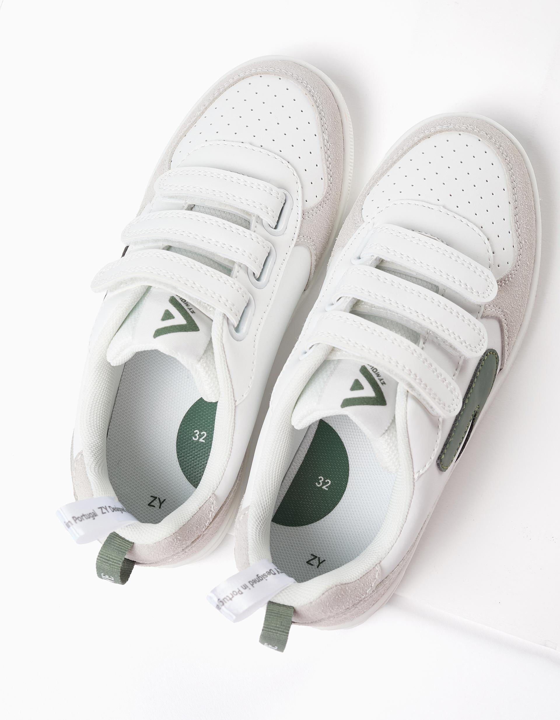 Zapatillas Infantiles 'ZY Move', Blanco/Verde