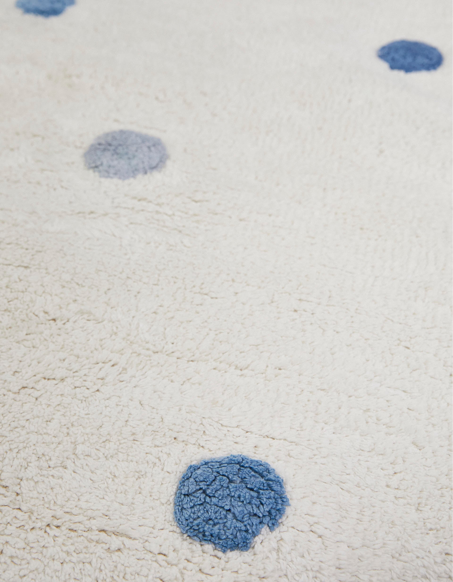 Blue Polka-Dot Rug ZY Baby 90X150Cm