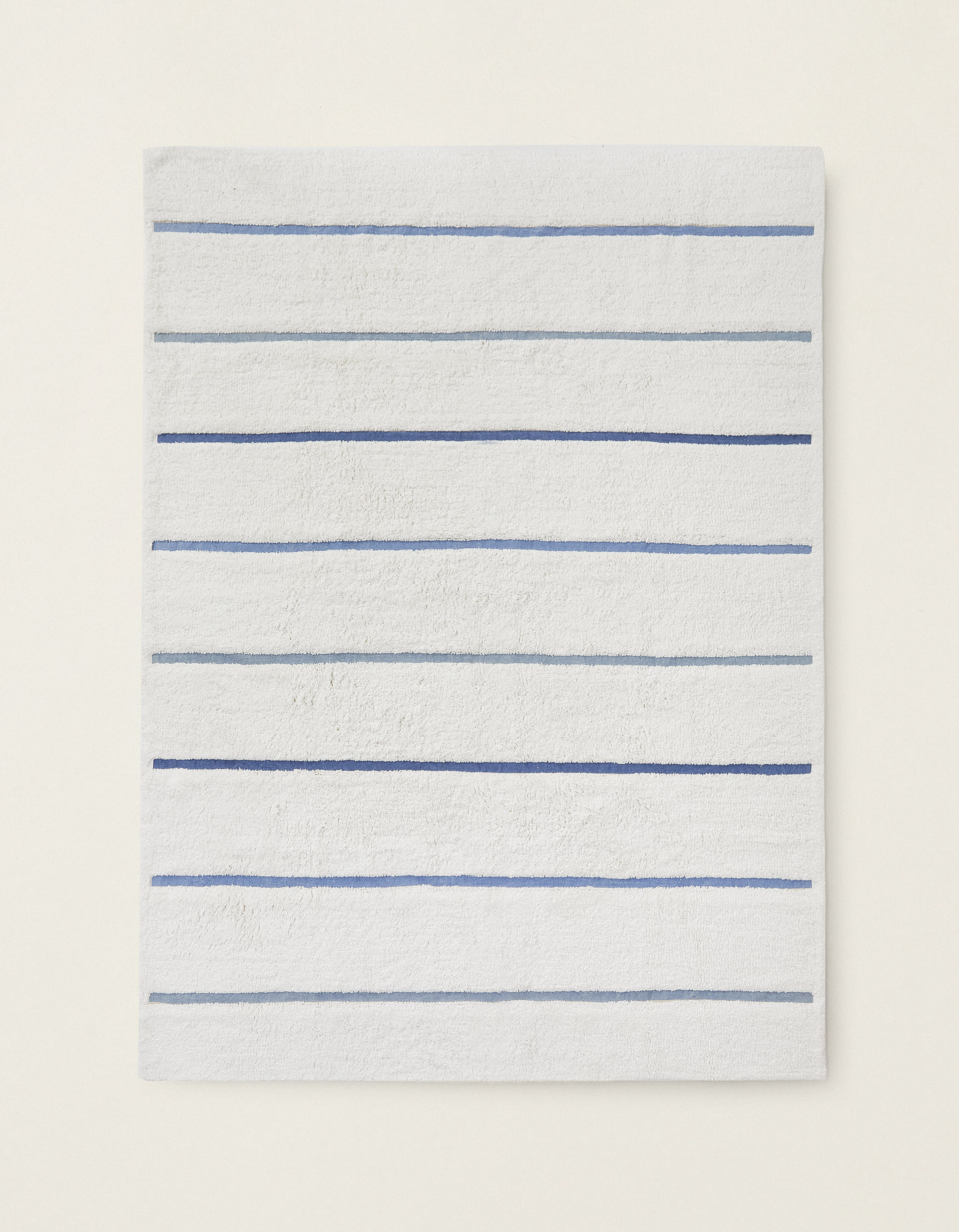 Blue Striped Rug ZY Baby 90X150Cm