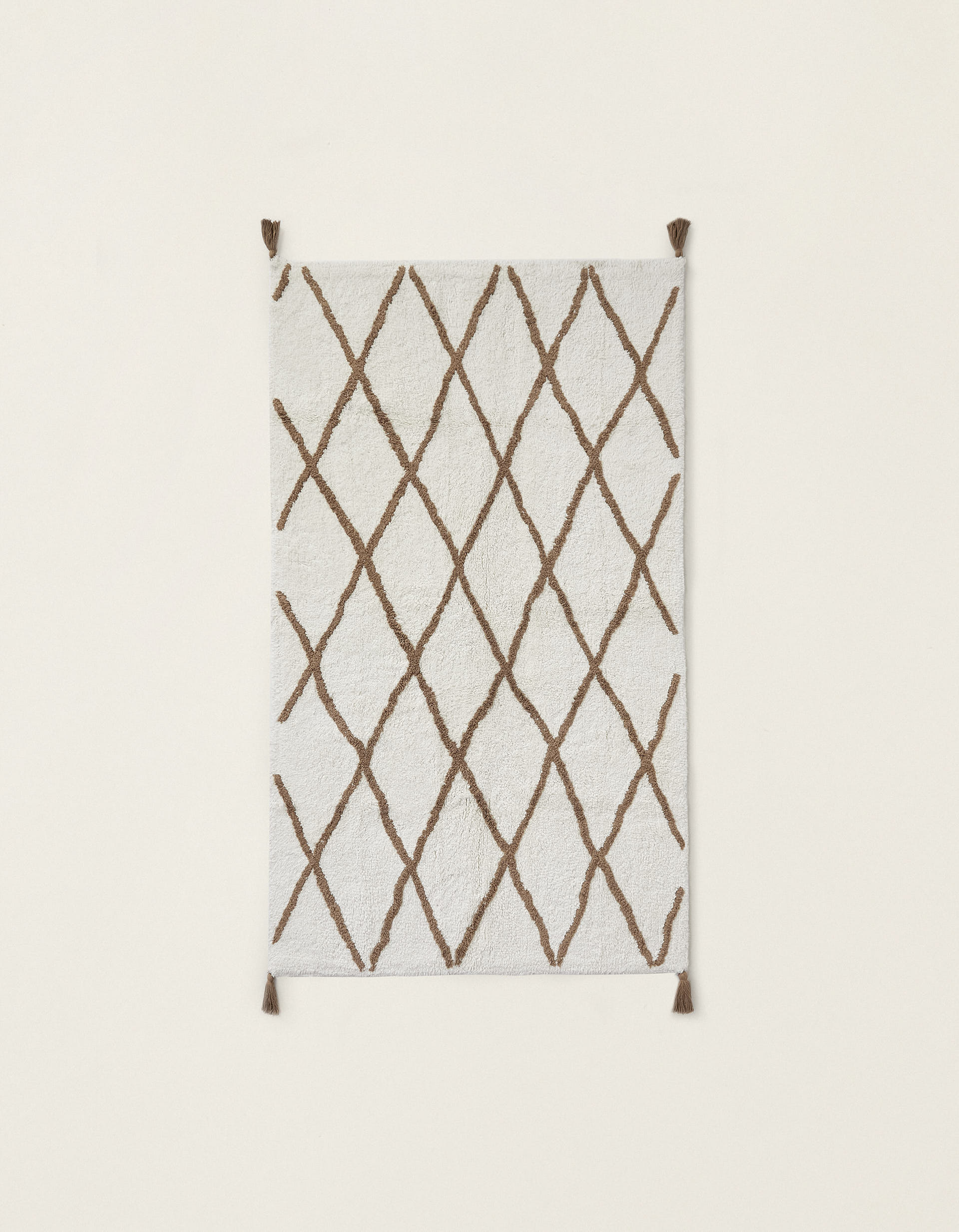 Brown Diamond Rug ZY Baby 90X150Cm