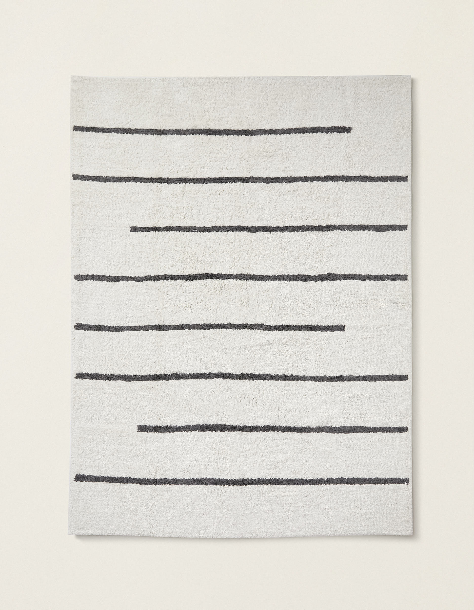 Grey Striped Rug ZY Baby 150X200Cm