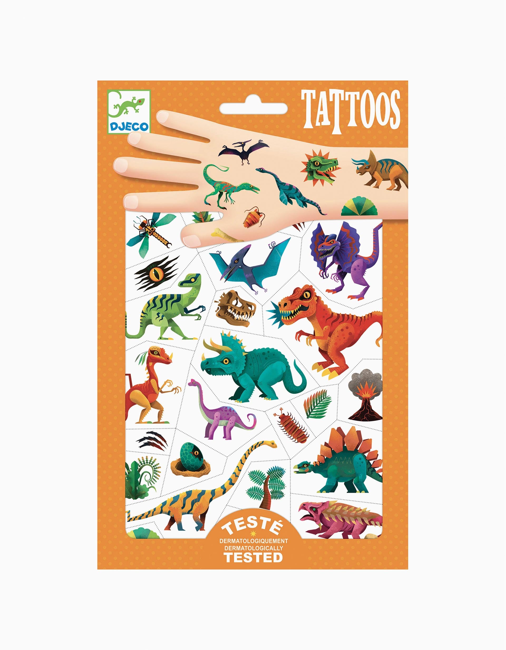 Tatouages Dinosaures 3A+