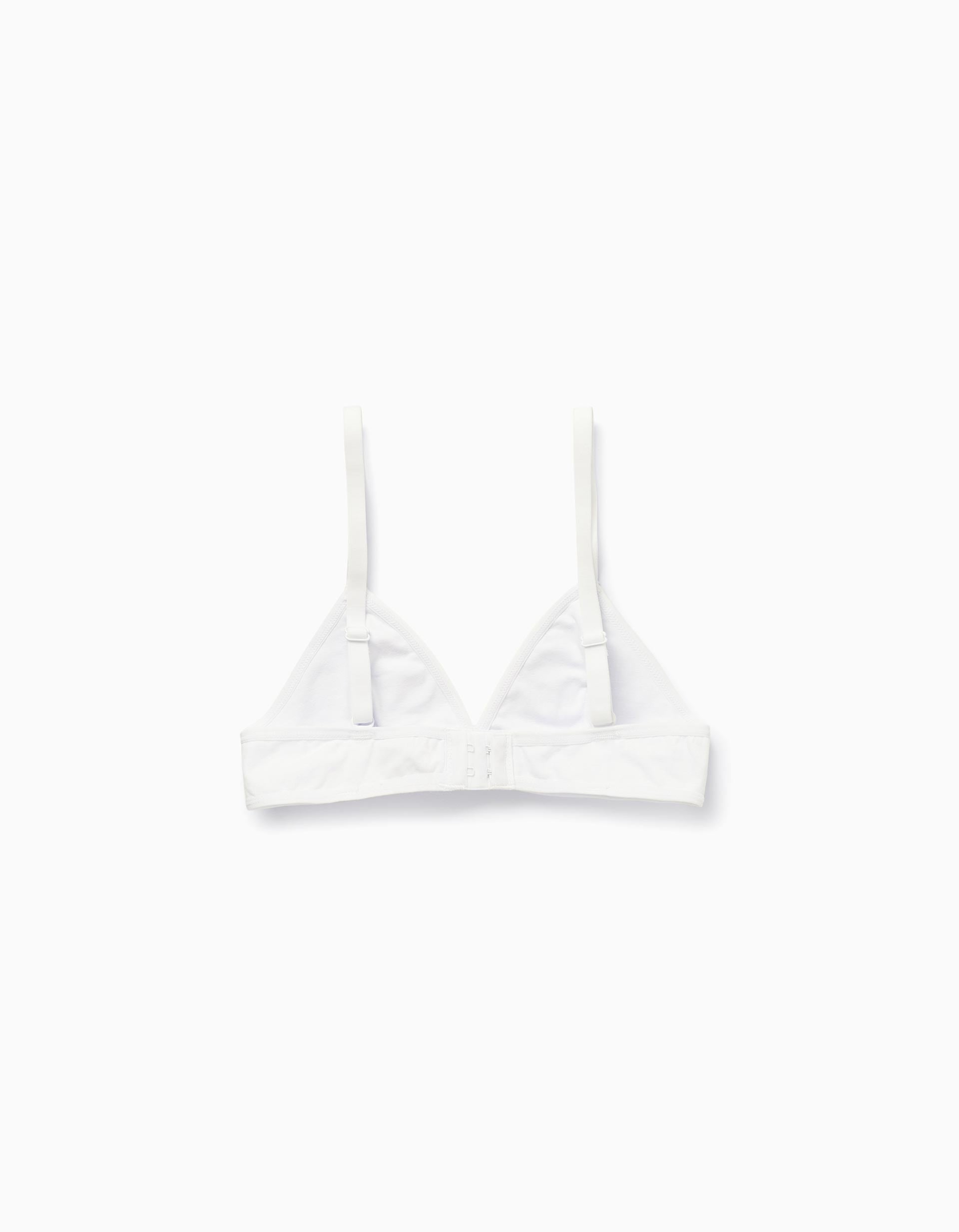 Lot 2 Soutiens-Gorge Fille, Blanc