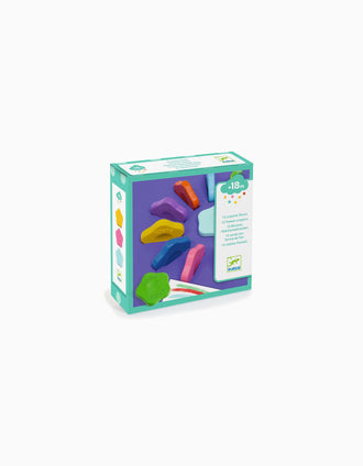 12 Flowers Crayons Djeco 18M+