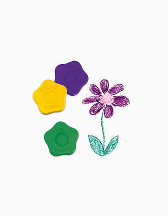 12 Flowers Crayons Djeco 18M+