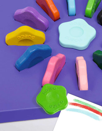 12 Flowers Crayons Djeco 18M+