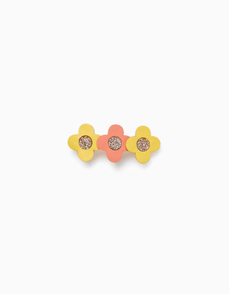 Hair Slider for Babies and Girls 'Flowers', Multicoloured