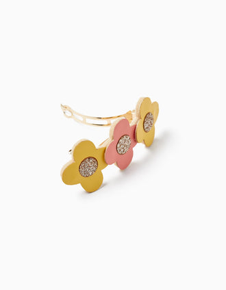 Hair Slider for Babies and Girls 'Flowers', Multicoloured