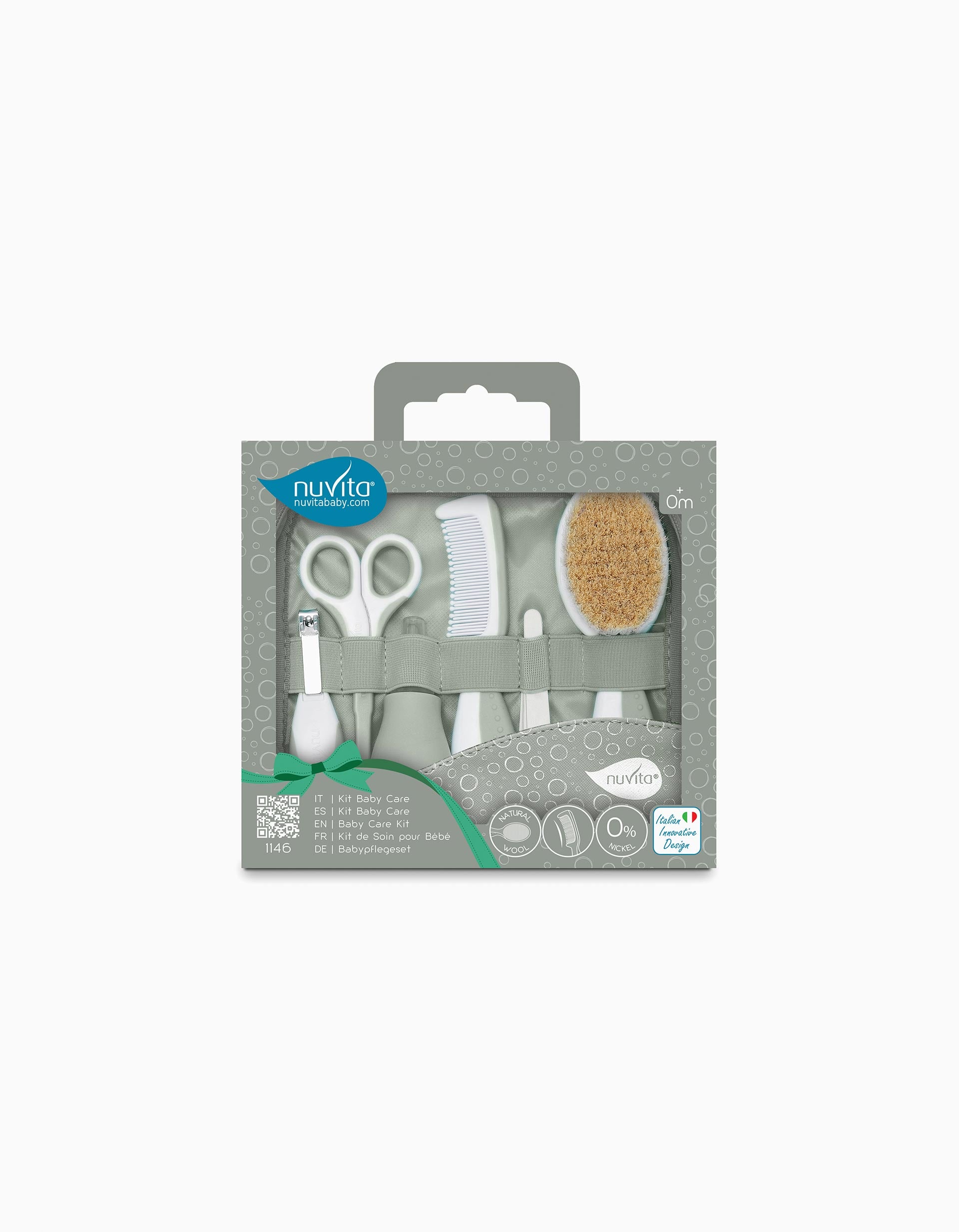 Lot d'Hygiène Sage Green Nuvita