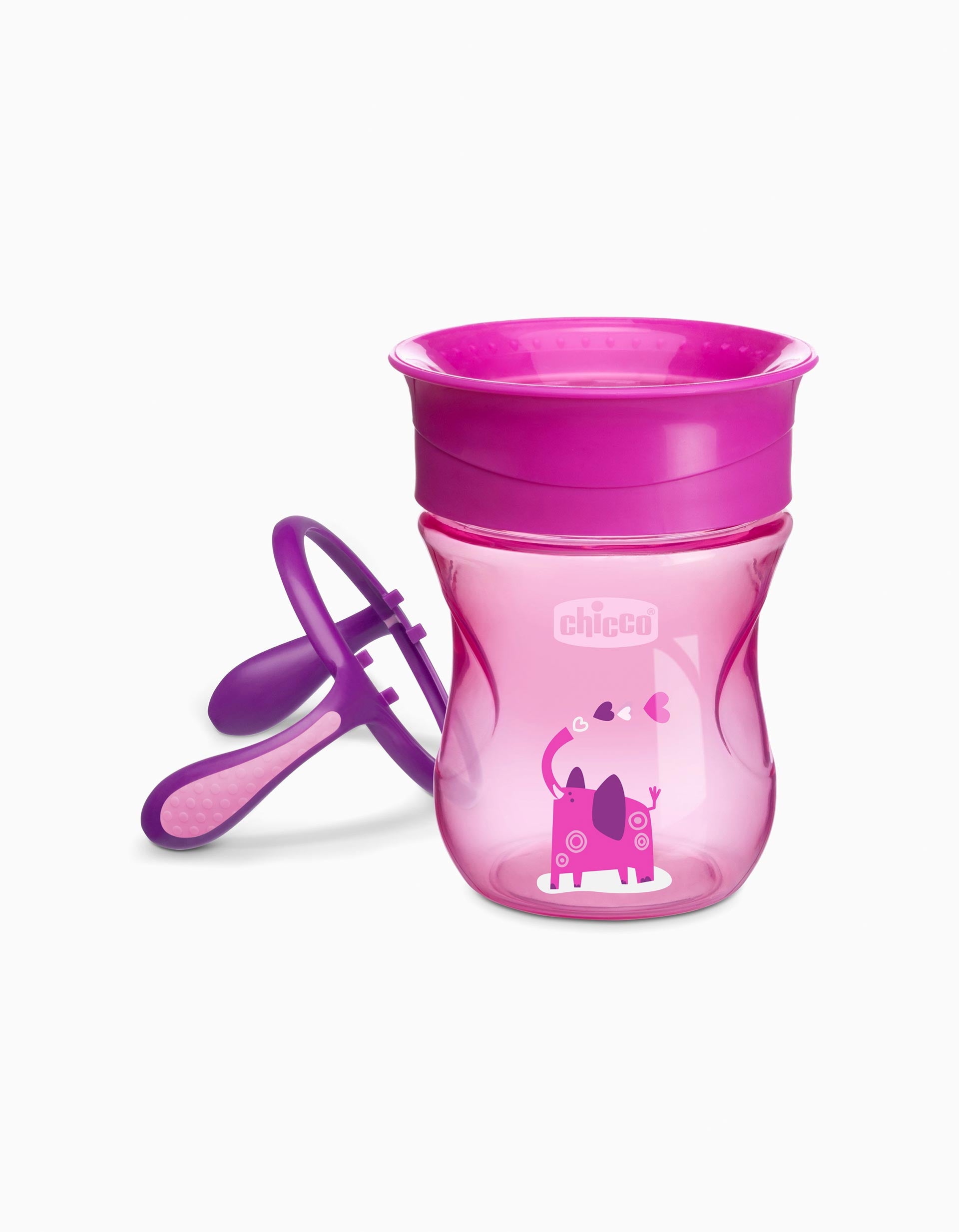 Copo De Aprendizagem 360 Pink Chicco 12M+