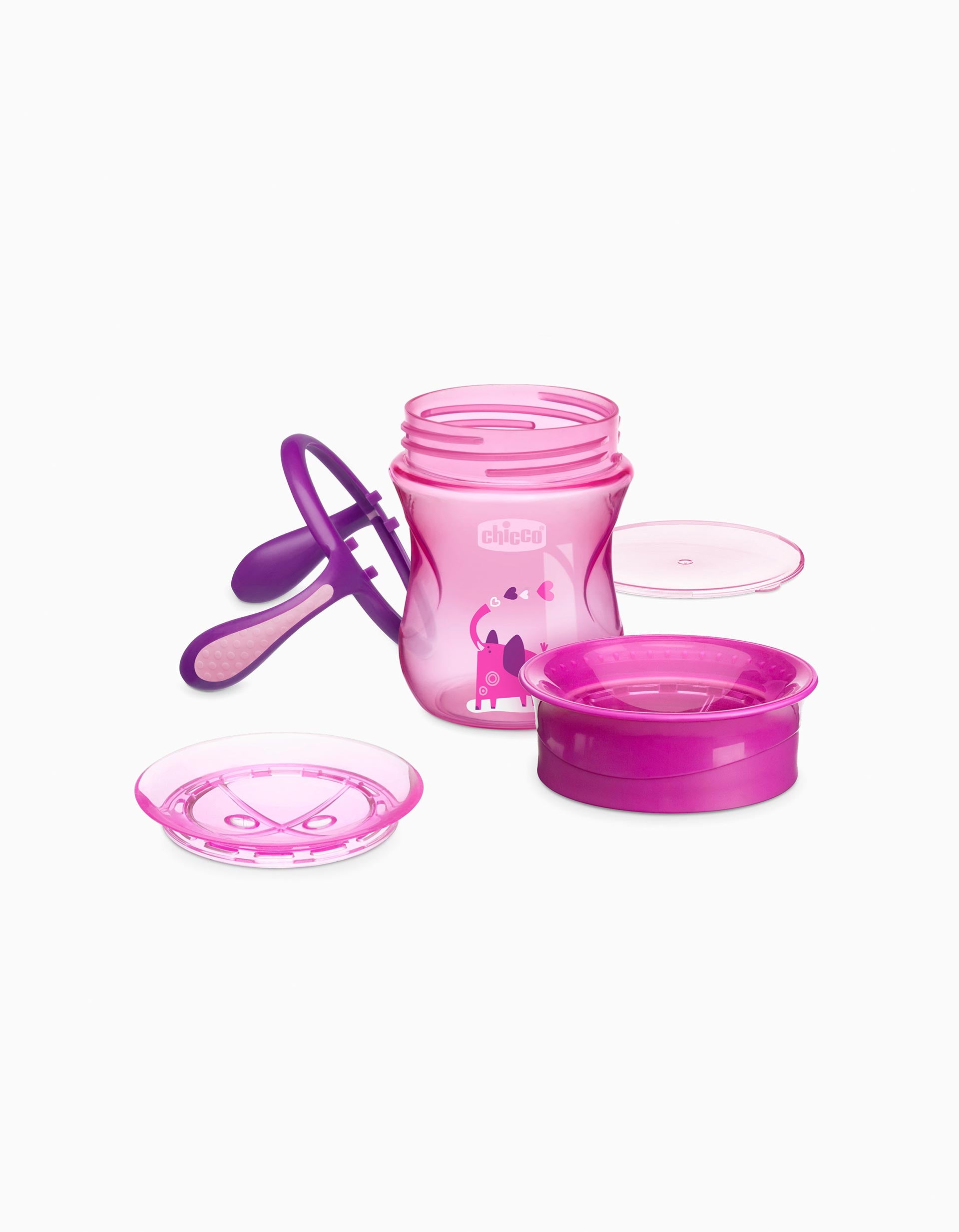 Copo De Aprendizagem 360 Pink Chicco 12M+