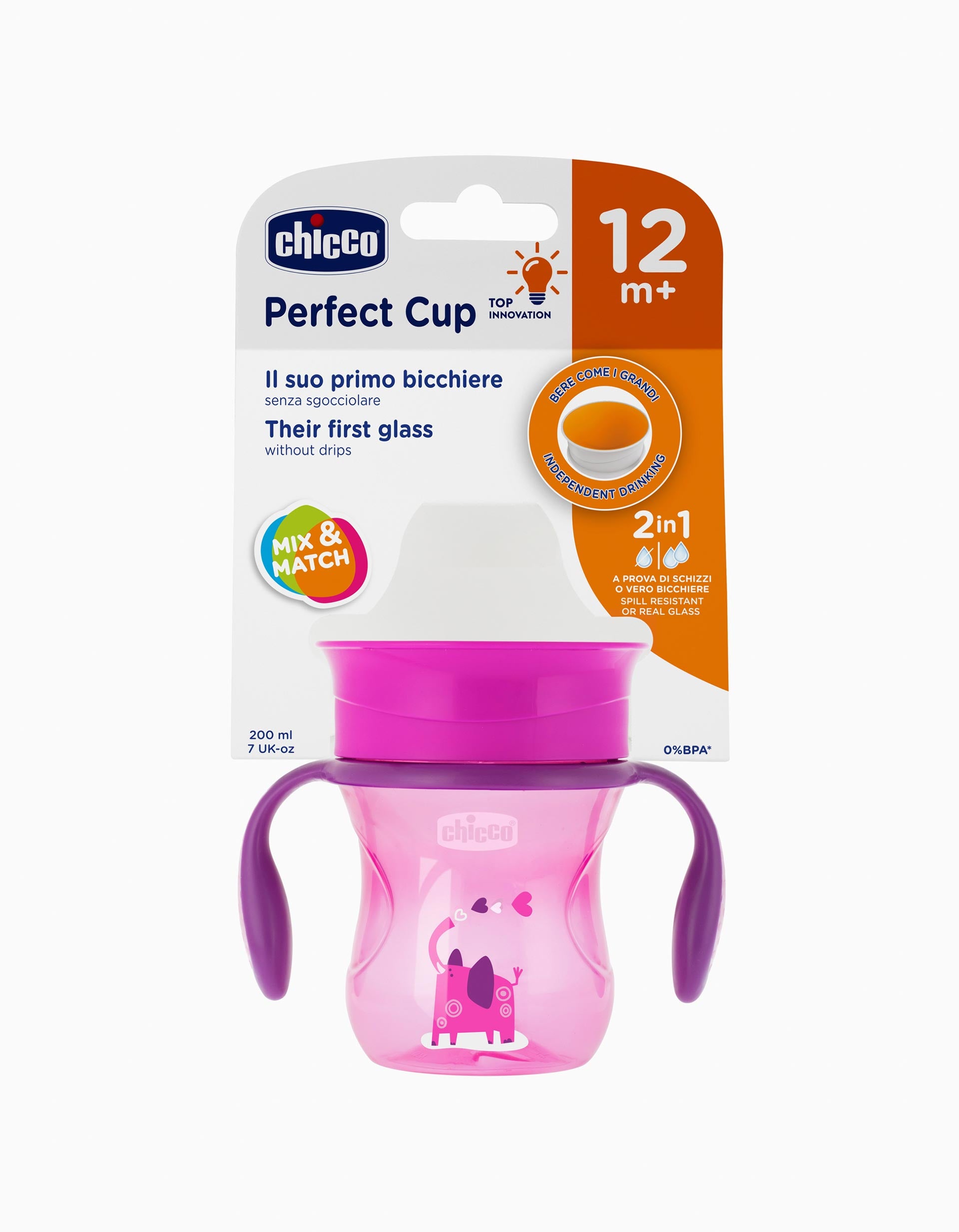 Tasse D'Apprentissage 360 Pink Chicco 12M+