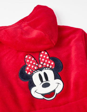 Robe en Coraline avec Capuche pour Fille 'Minnie', Rouge