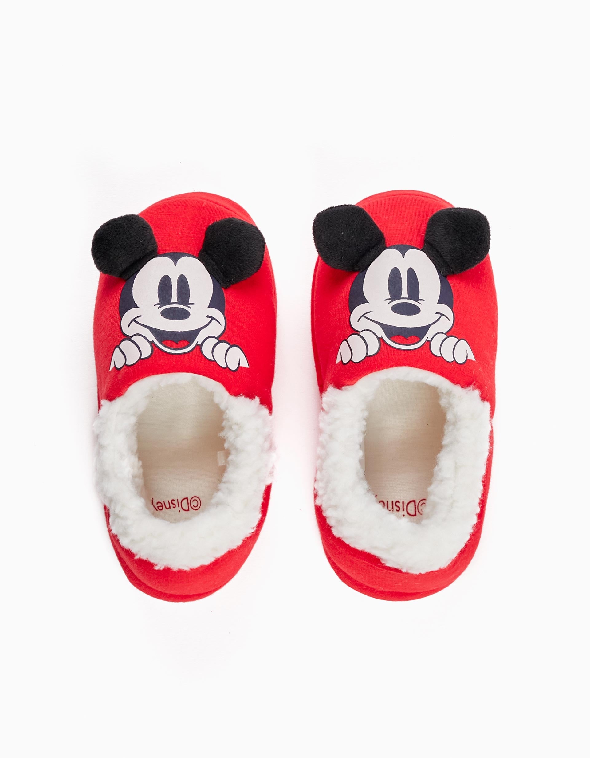 Chaussons pour garçon 'Mickey', Rouge