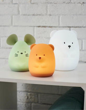 Night Light Small Mouse Green Nattou