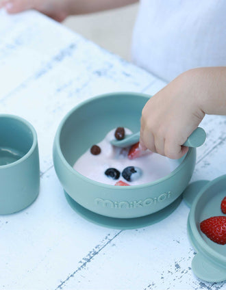 Ensemble Repas River Vert Minikoioi 6M+