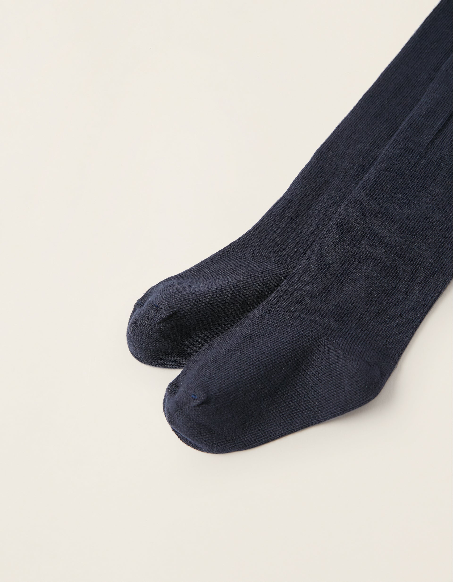 Collants en tricot avec volants pour nouveau-né et bébé, Bleu Foncé