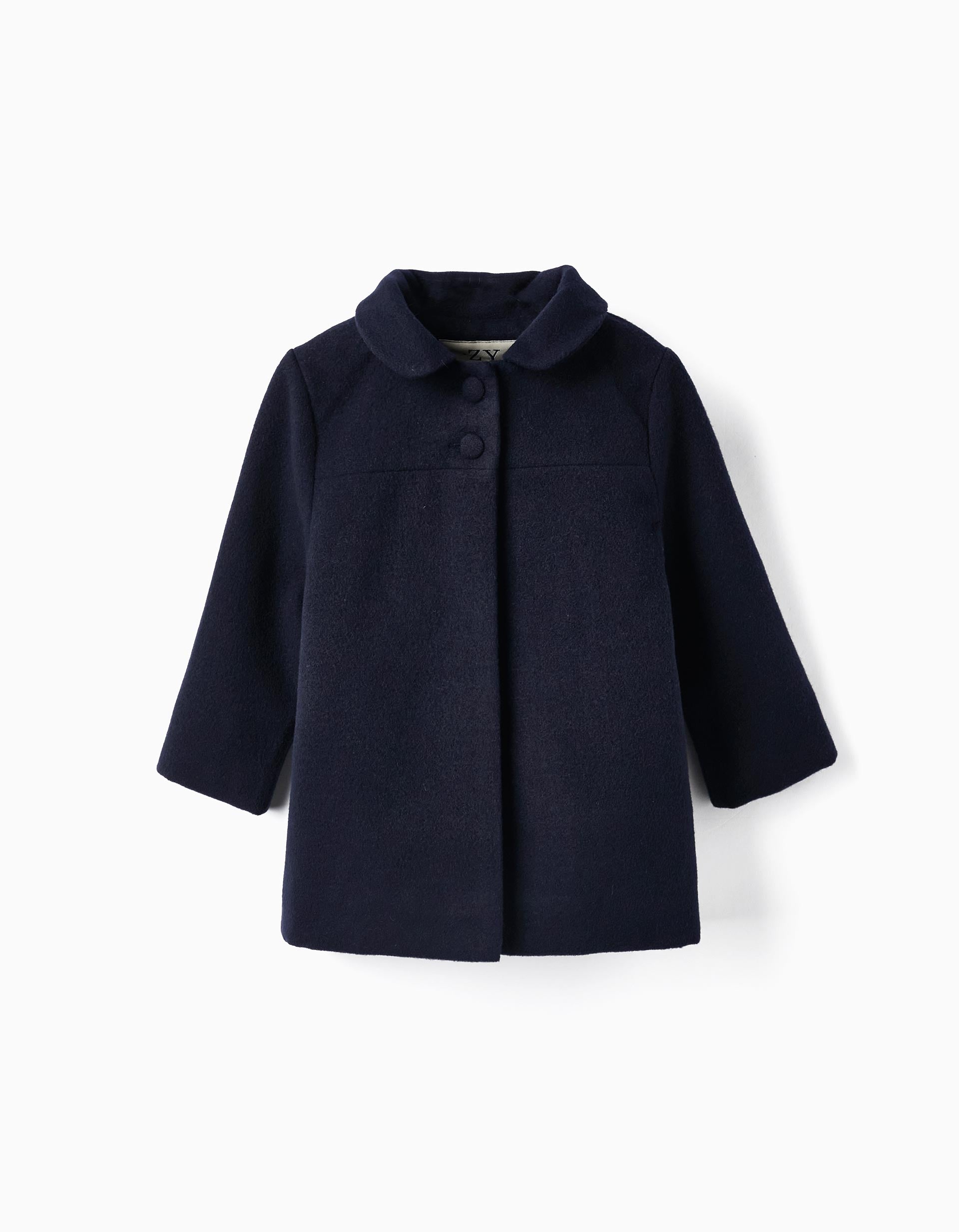 Chaqueta para Bebé Niña, Azul Oscuro