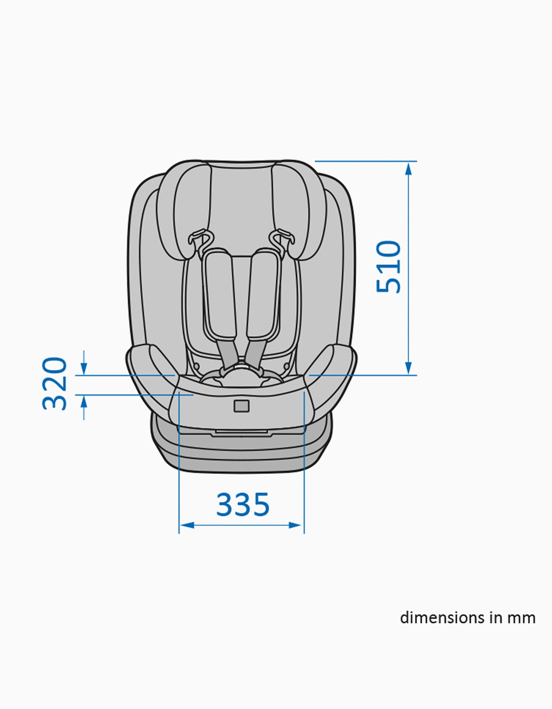 Silla Auto I-Size Bebe Confort EverFix, Grey Mist