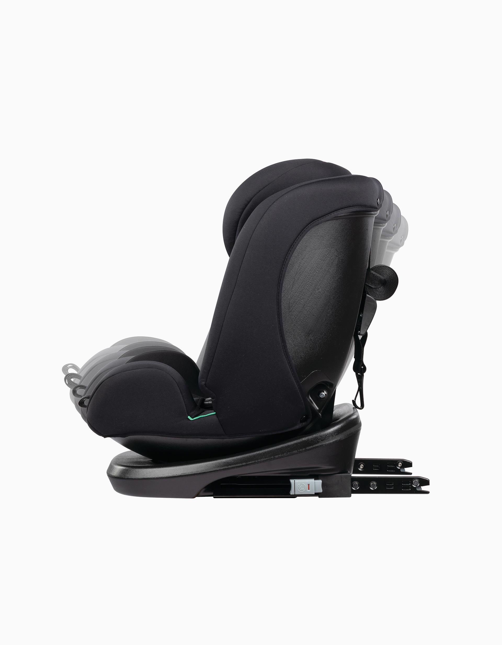 Silla de coche I-Size Bebe Confort EverFix, Black Mist