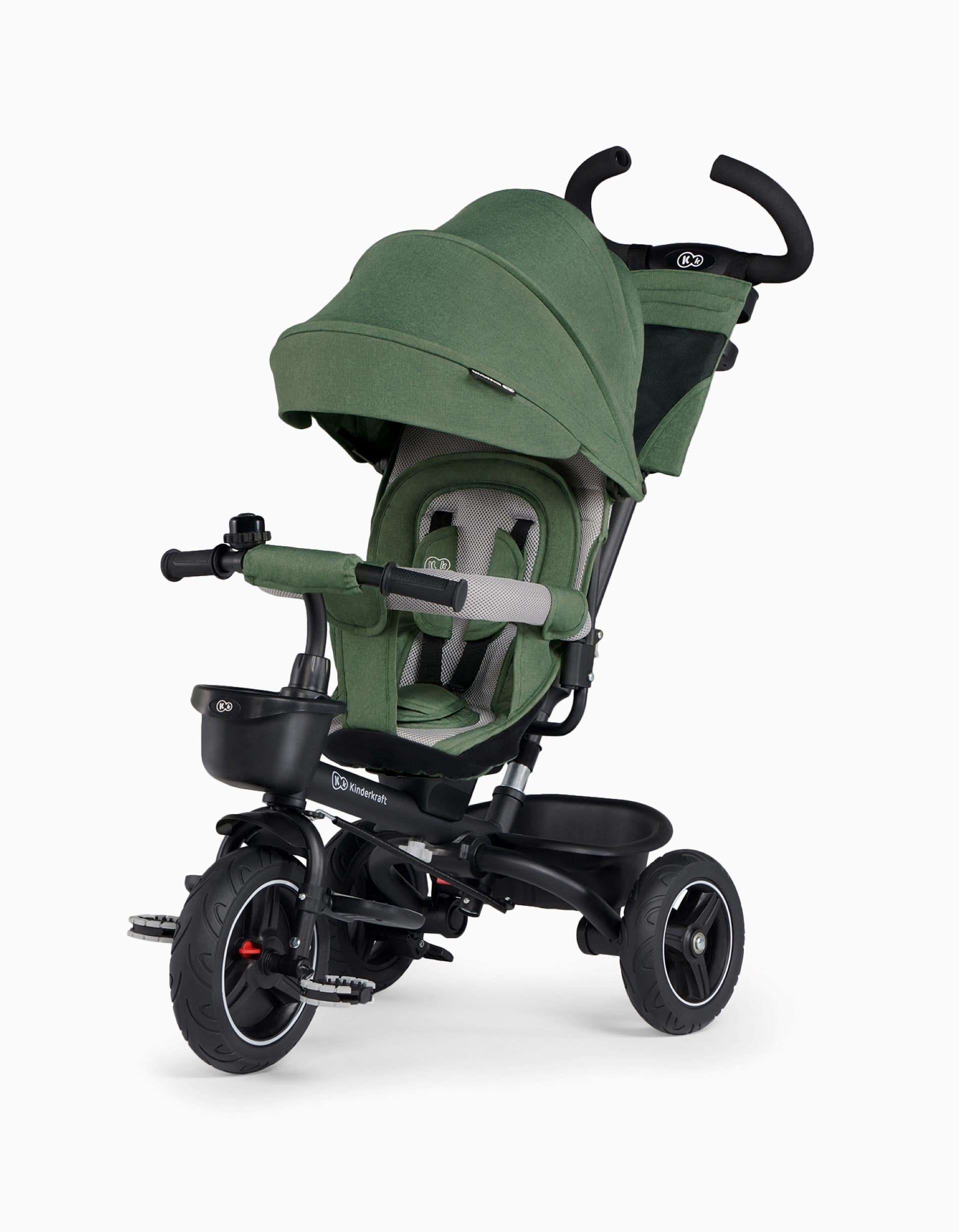 Triciclo Evolutivo Kinderkraft Twipper - 5 In 1, Da 9 Mesi A 5 Anni, Con Maniglione - Foto 4