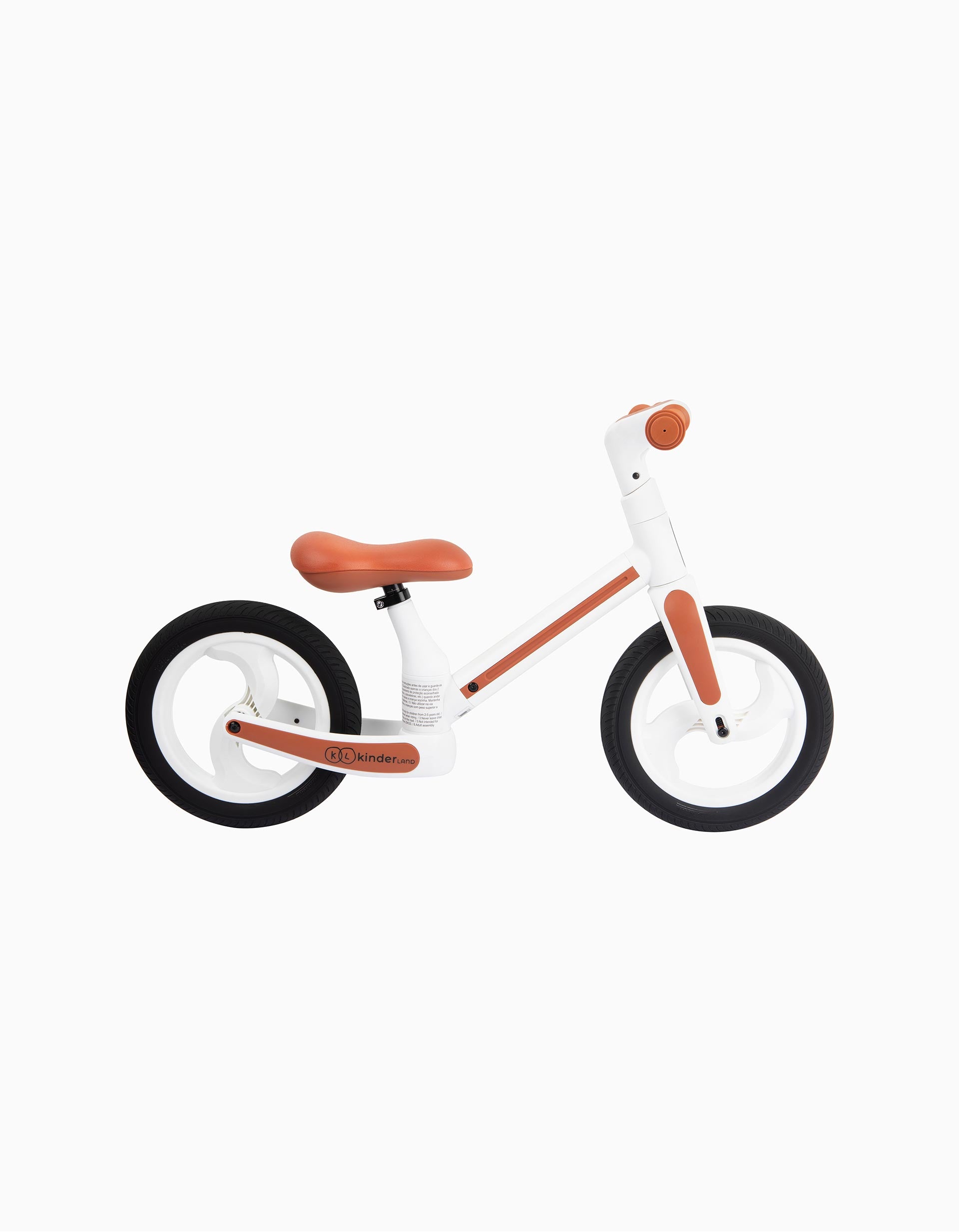 Folding Learning Bicycle White Soul Kinderland 2A+