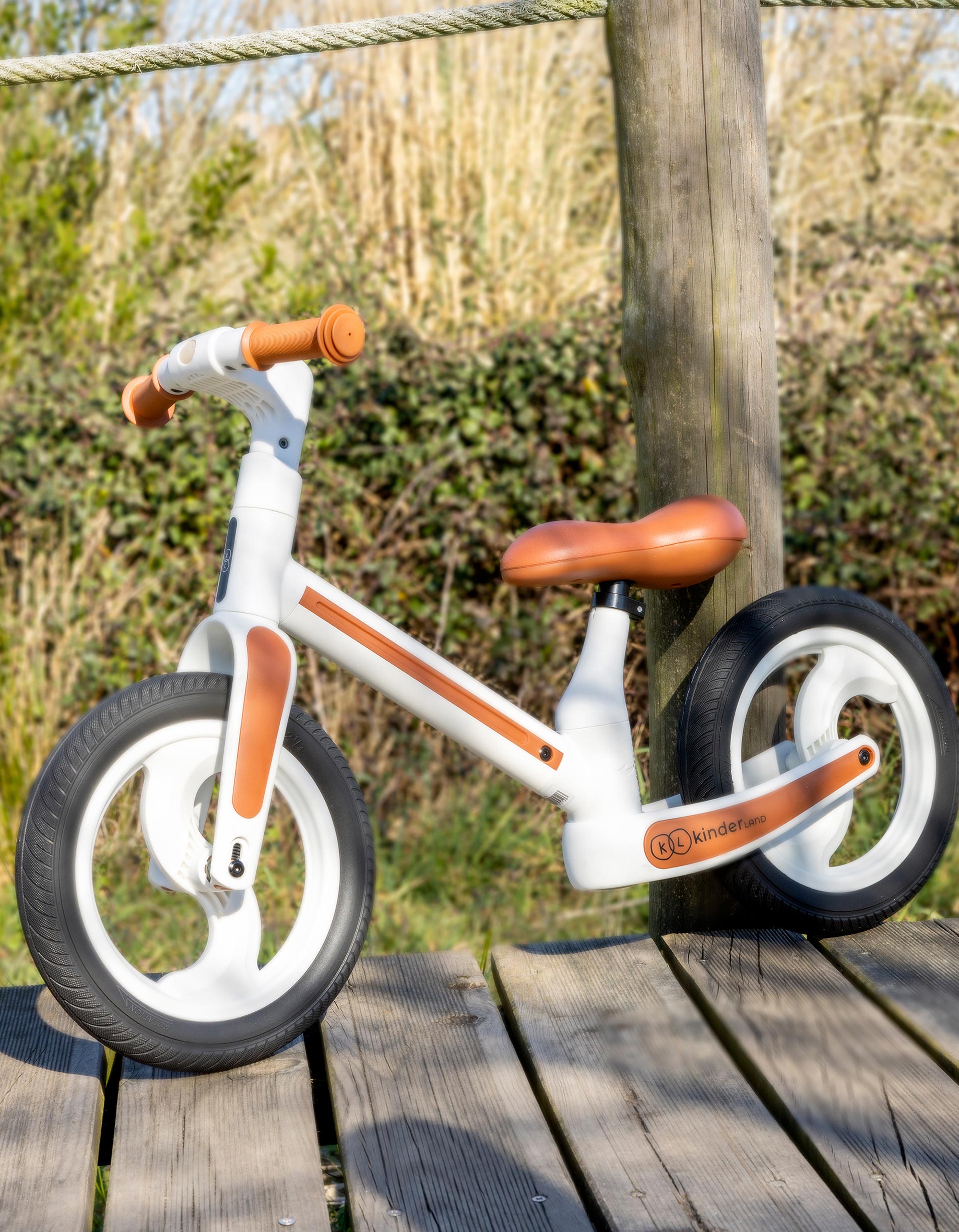 Folding Learning Bicycle White Soul Kinderland 2A+