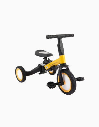 Bicicleta Evolutiva 4 en 1 Blazing Yellow Kinderland 18M+