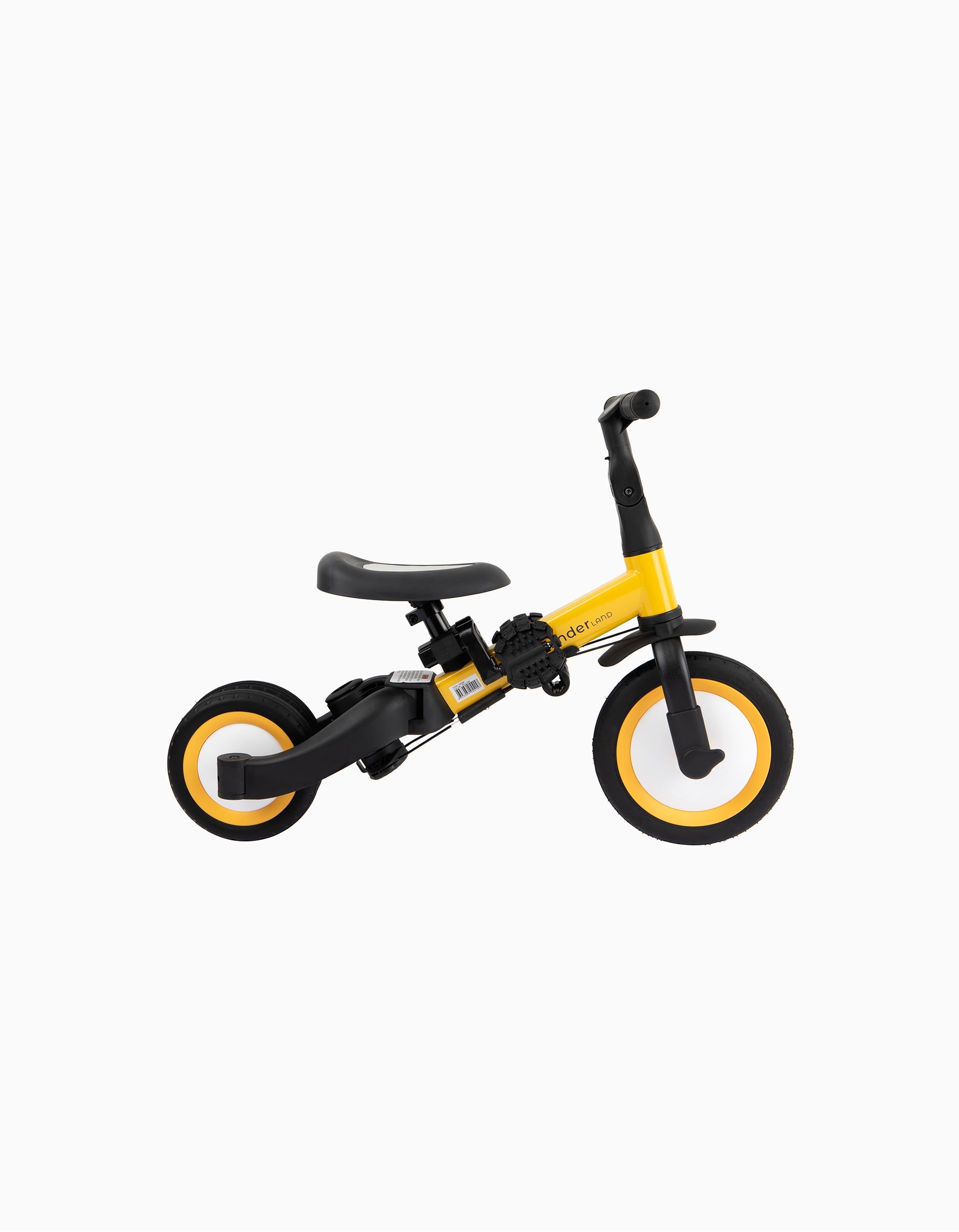 Vélo Évolutif 4 en 1 Blazing Yellow Kinderland 18M+