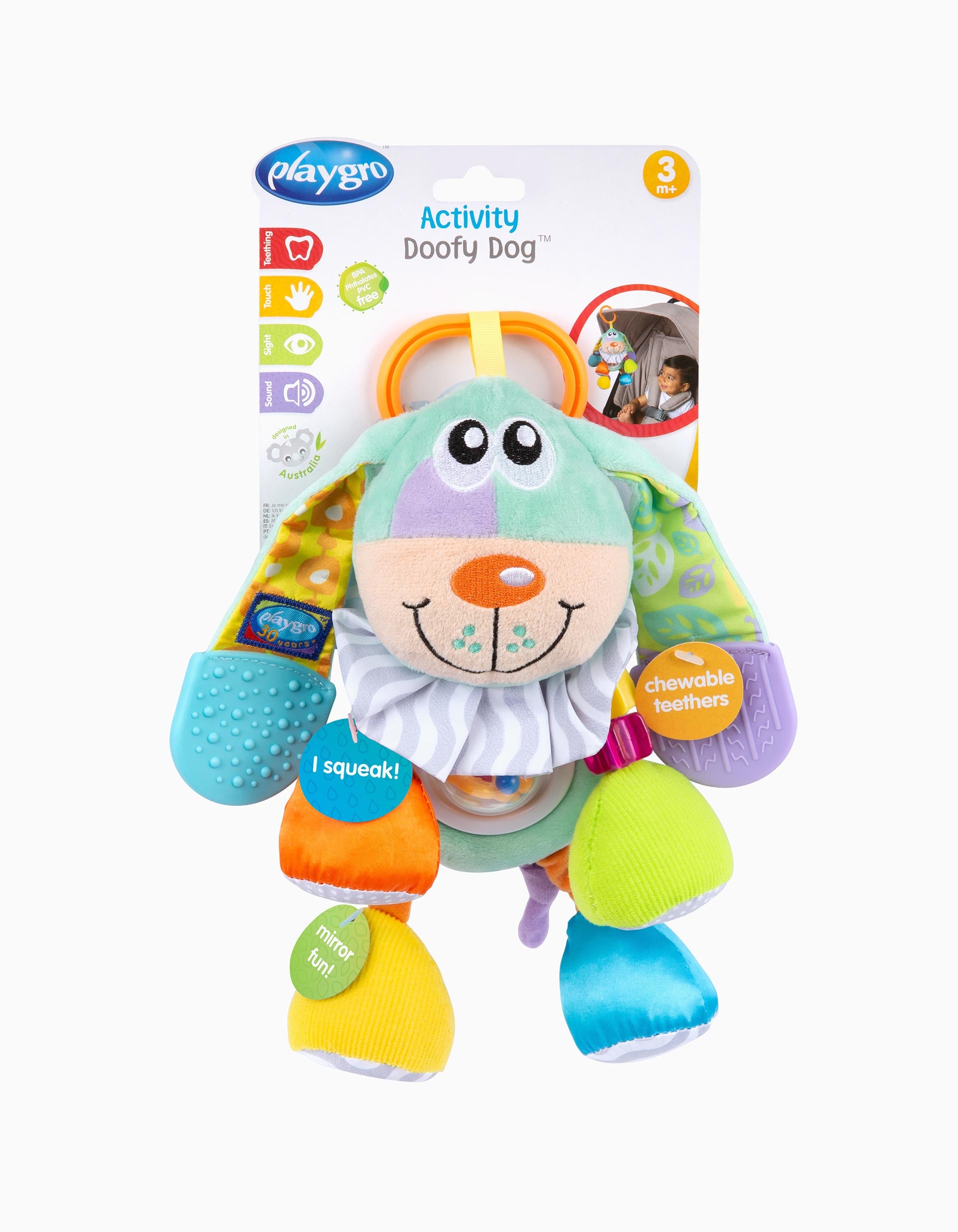 Brinquedo Activity Doofy Dog Playgro 3M+