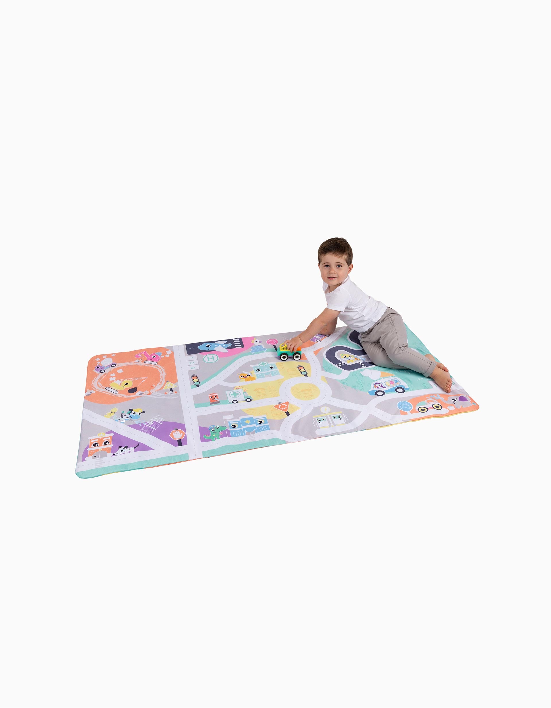 Tapete De Atividade Reversível Jumbo Mat City To Country Playgro 12M+