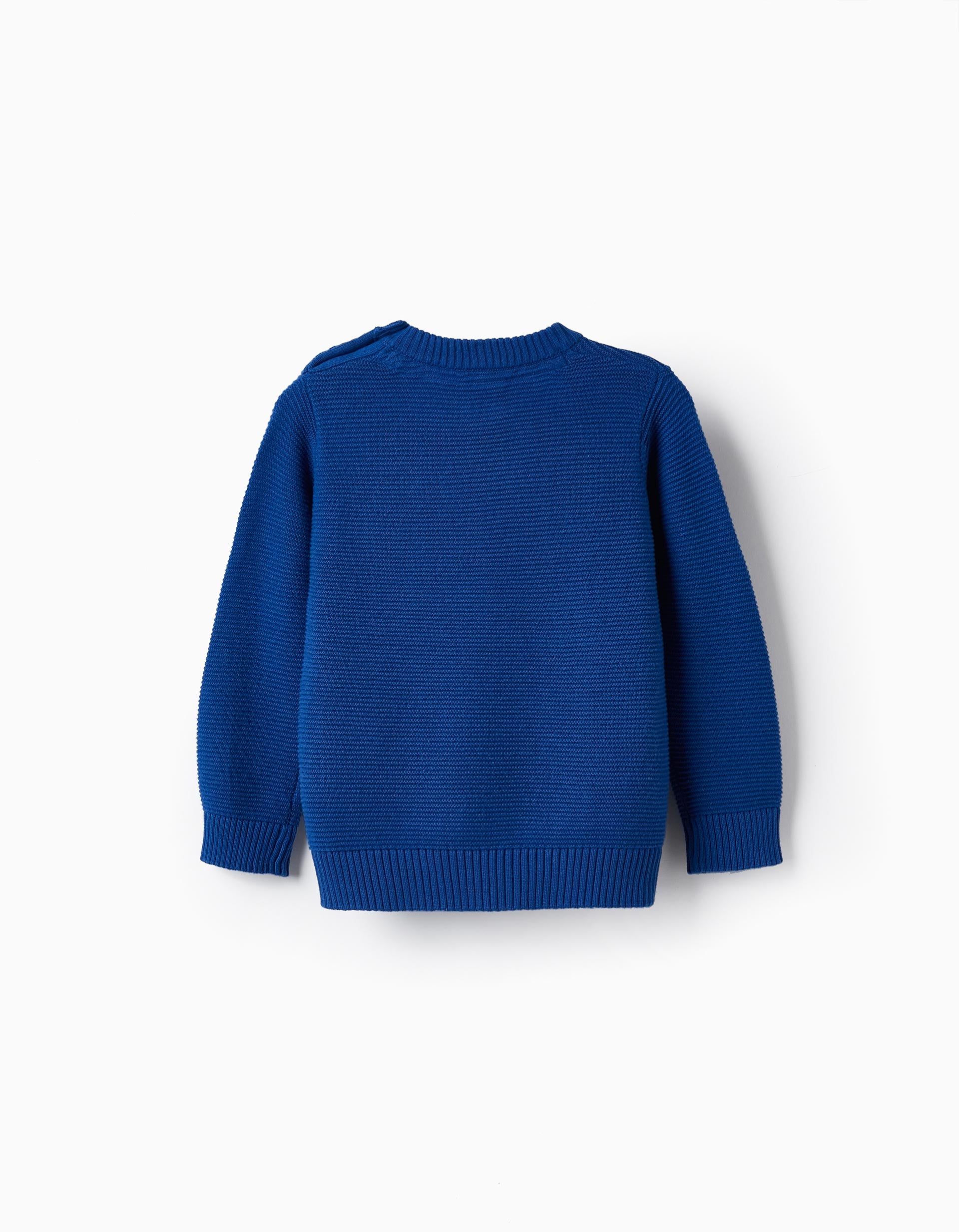 Pull en Maille pour Bébé Garçon, Bleu